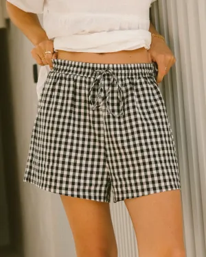 Matilda Shorts | Black Gingham