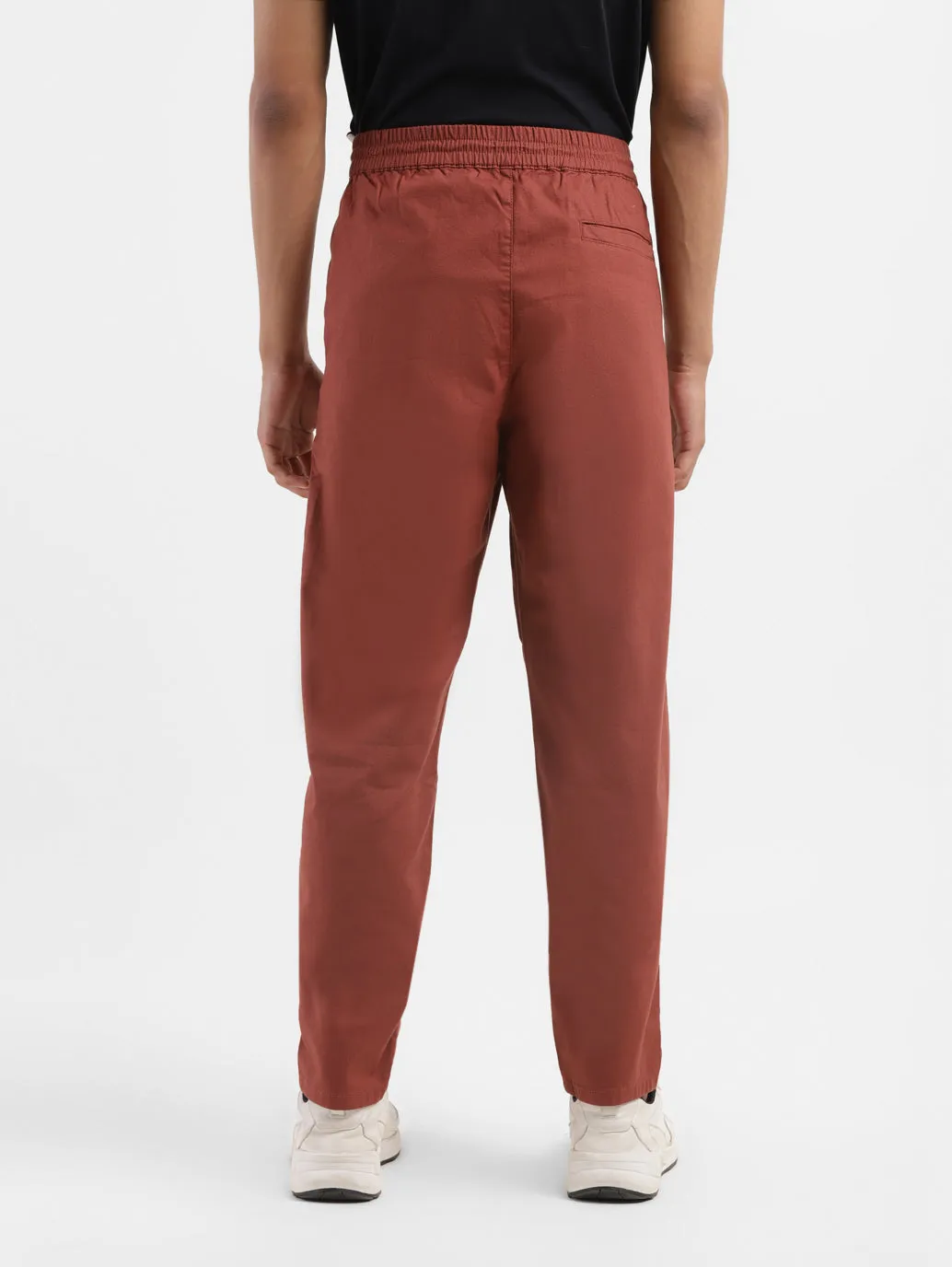 Men's Brown Regular Fit Trousers