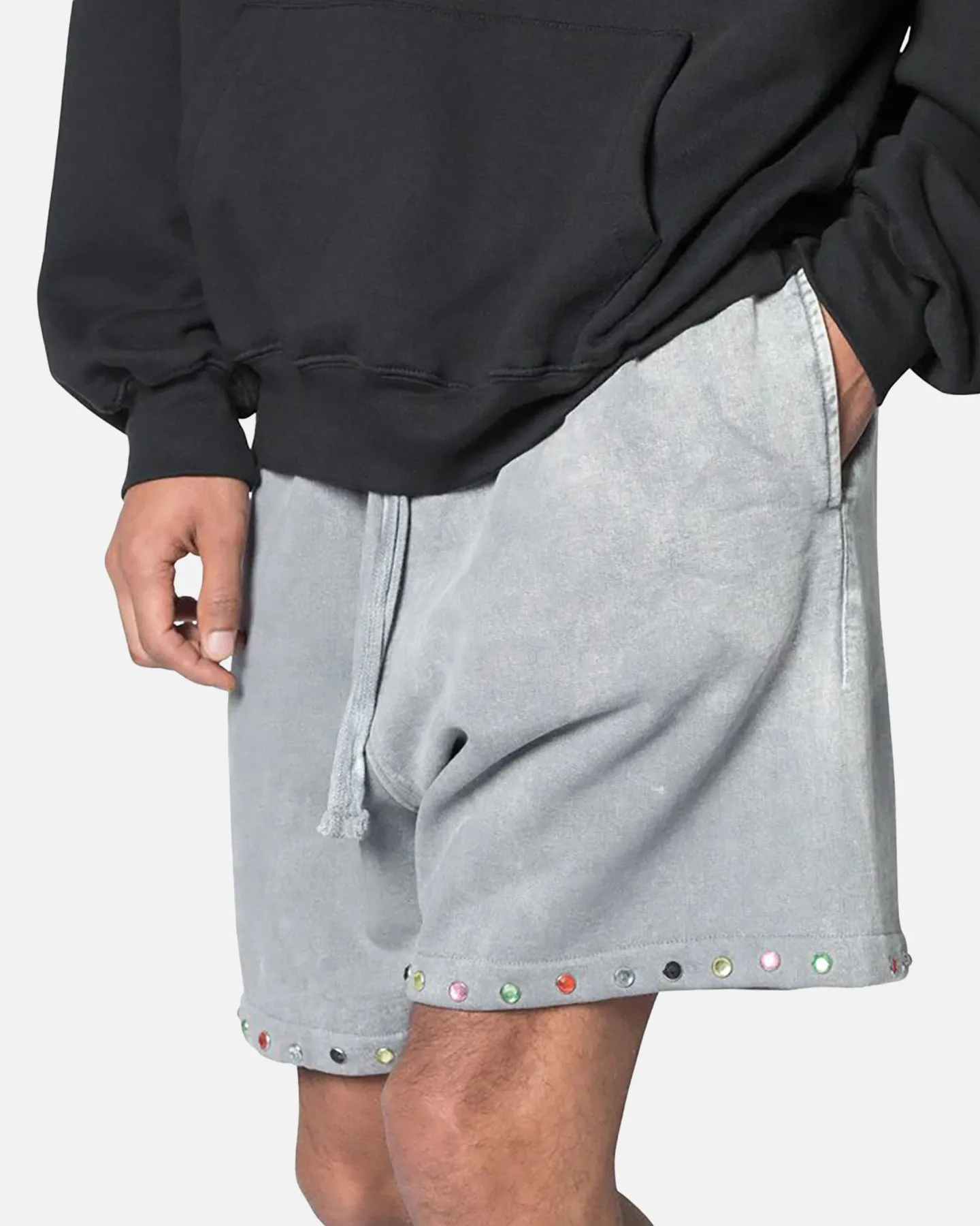 MNML Washed Gradient Shorts Washed Black