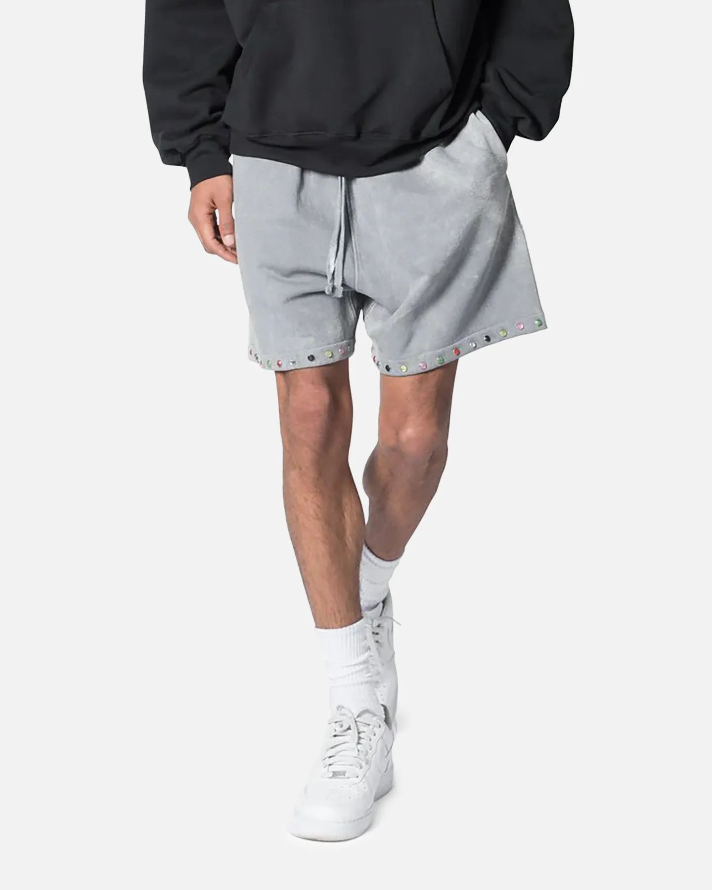 MNML Washed Gradient Shorts Washed Black