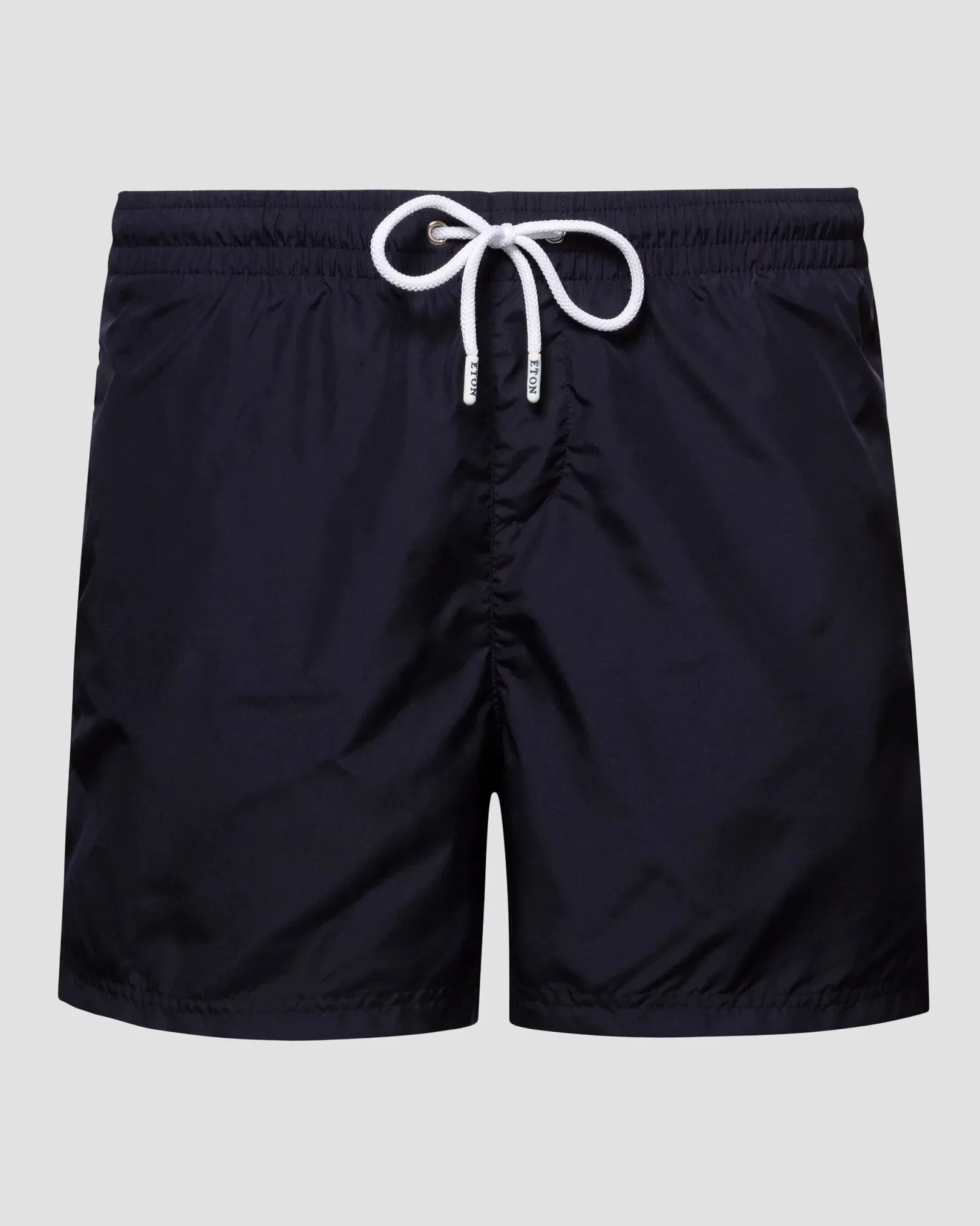 Navy Blue Solid Swimming Shorts - ETON