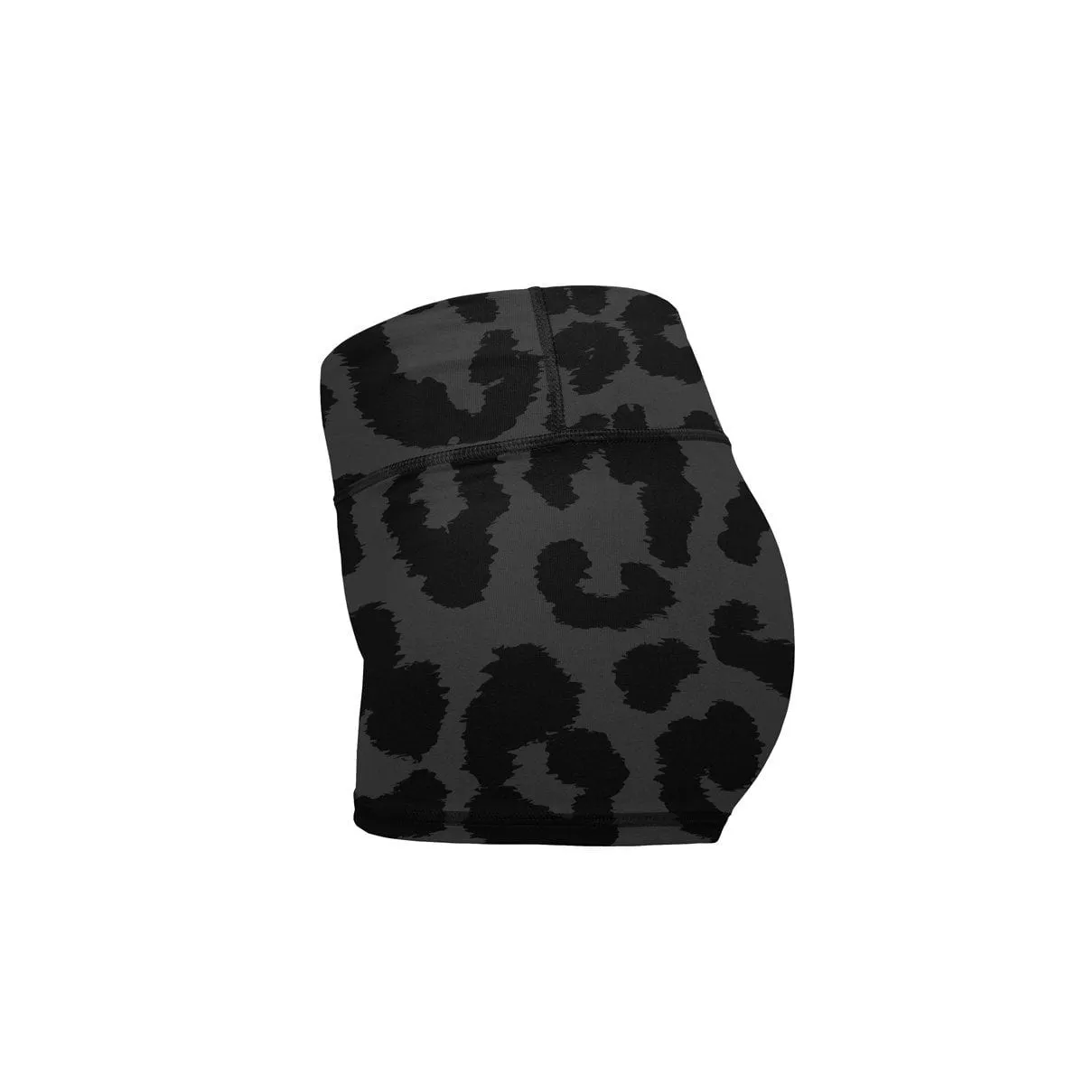 Night Leopard Yoga Shorts