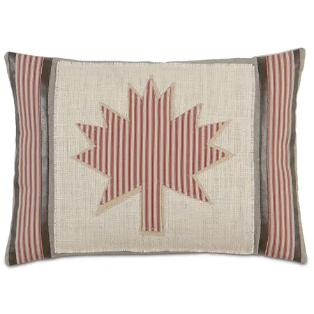 Passport Oh Canada Maple Leaf Lumbar Pillow Cover 16x22