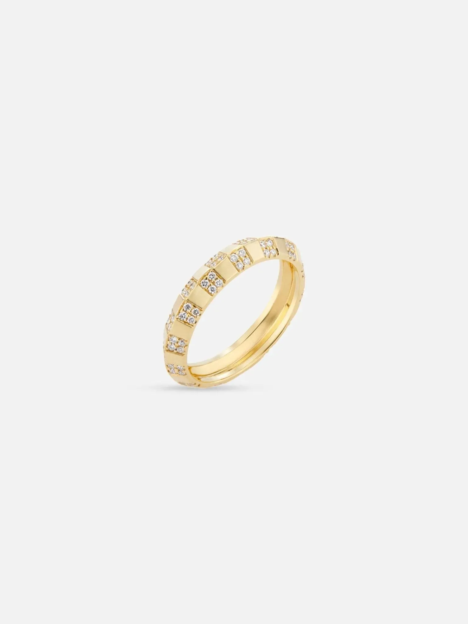 Pinstripe Strength Knife Edge Diamond Ring