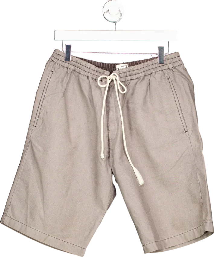 Reiss Taupe Drawstring Casual Shorts UK M