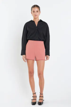 Rickrack Edge Short