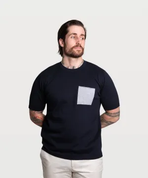 Short Sleeve Pocket Sweater