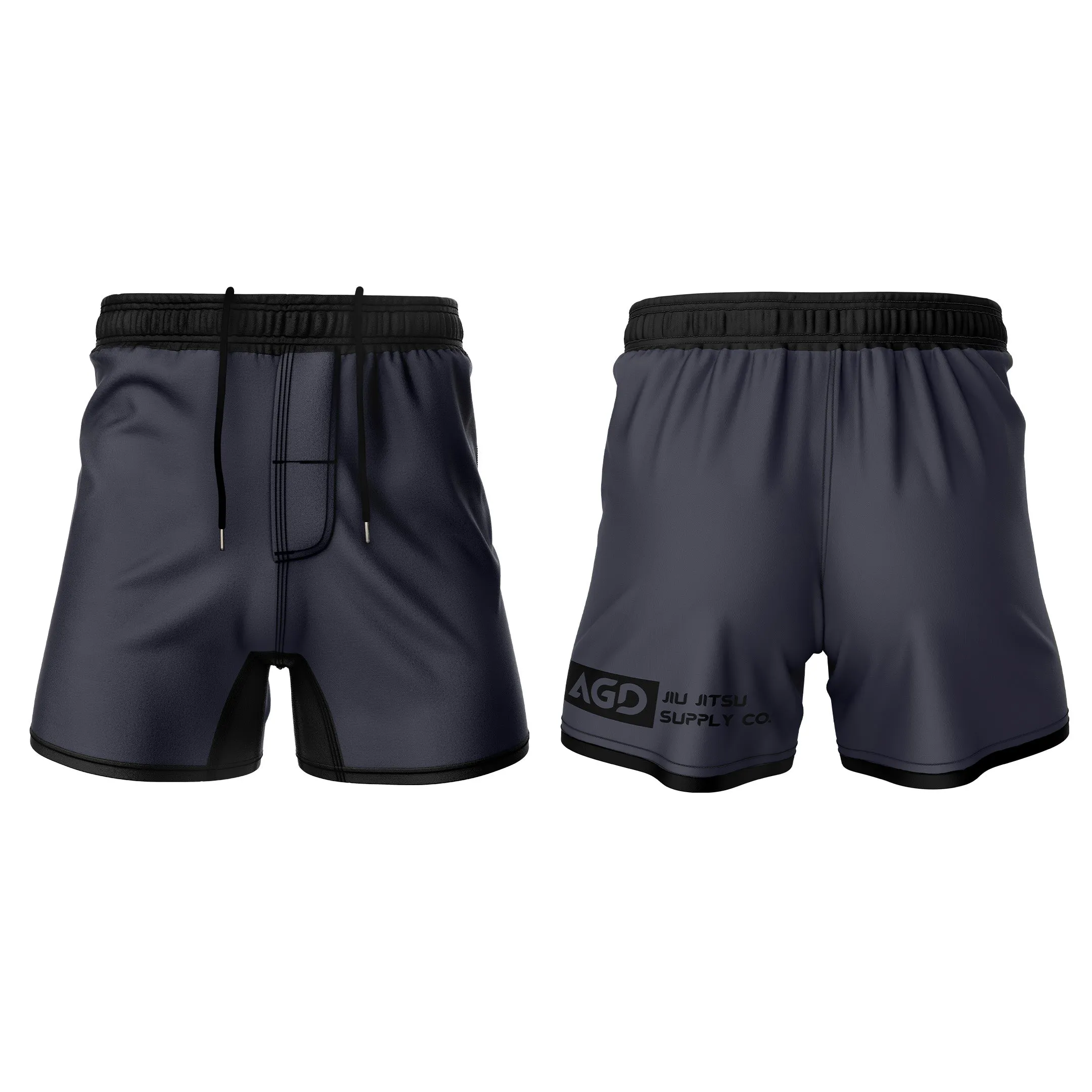 Shorts - Midnight Pewter - Elastic Waist