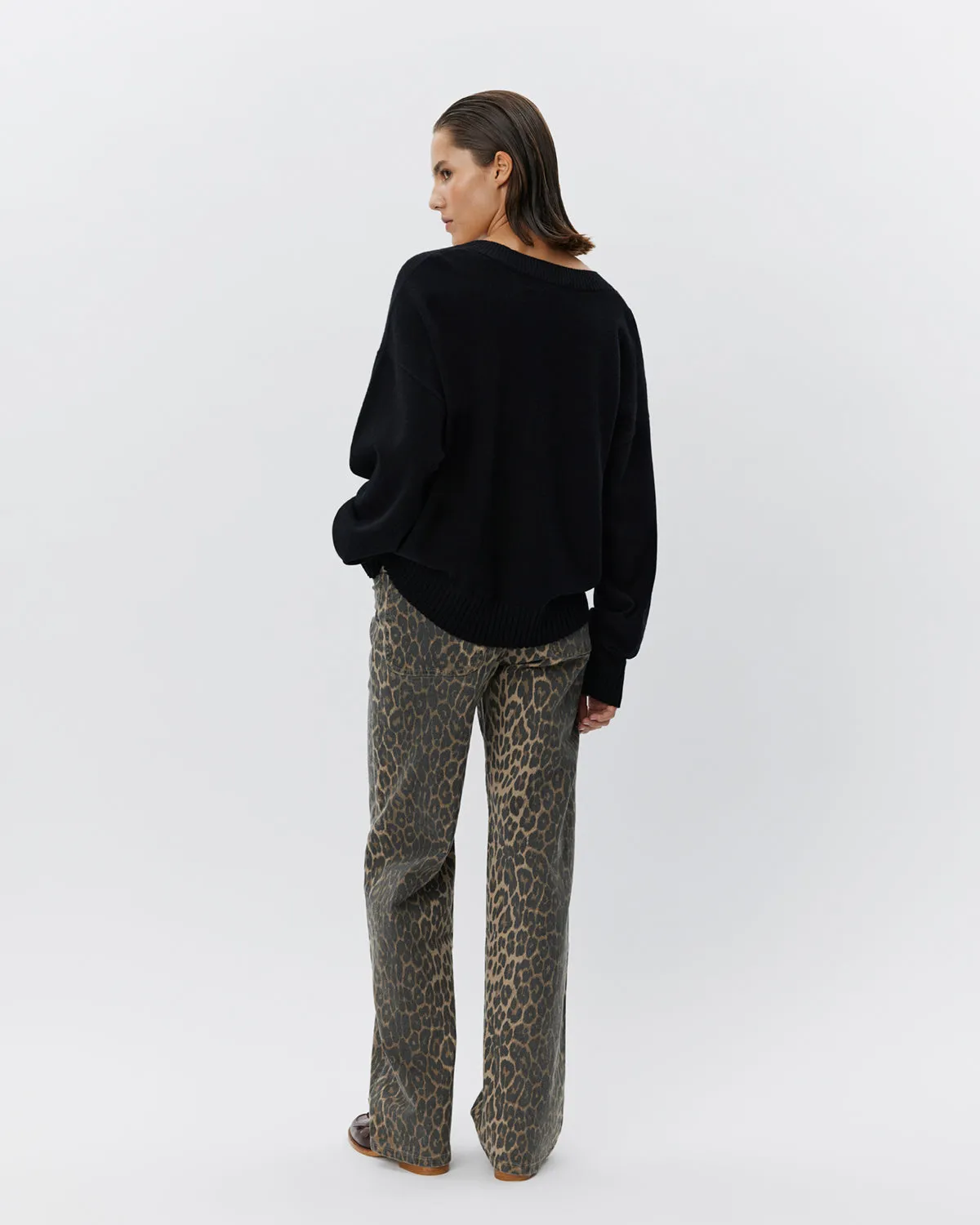 SIENNASW TROUSERS - Leopard