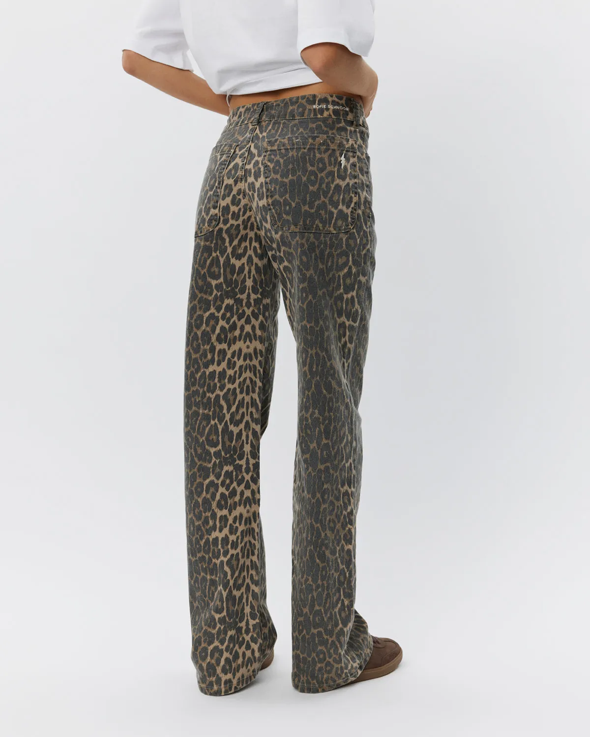 SIENNASW TROUSERS - Leopard