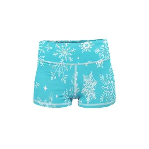 Snowflake Yoga Shorts