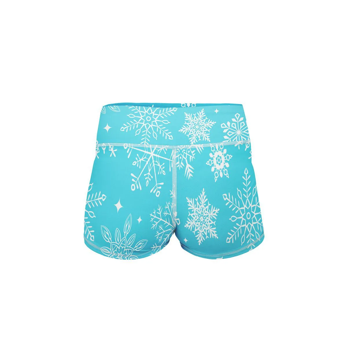 Snowflake Yoga Shorts