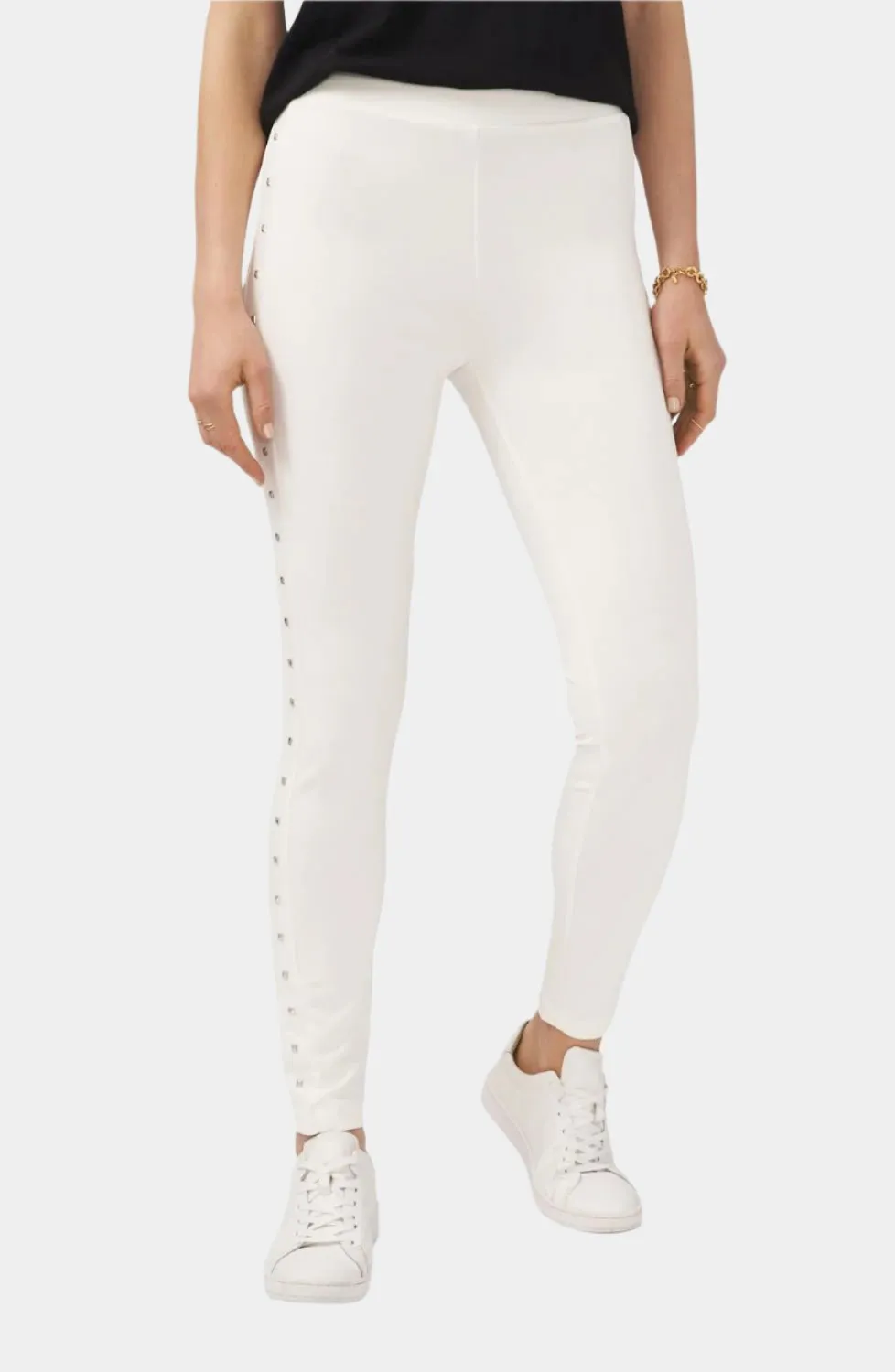 Studded Crepe Ponte Leggings