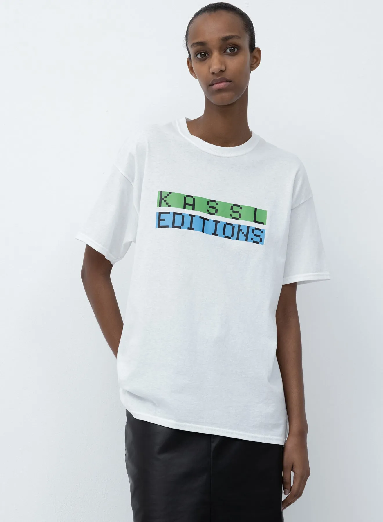 Tee cotton white | kassl multicolor