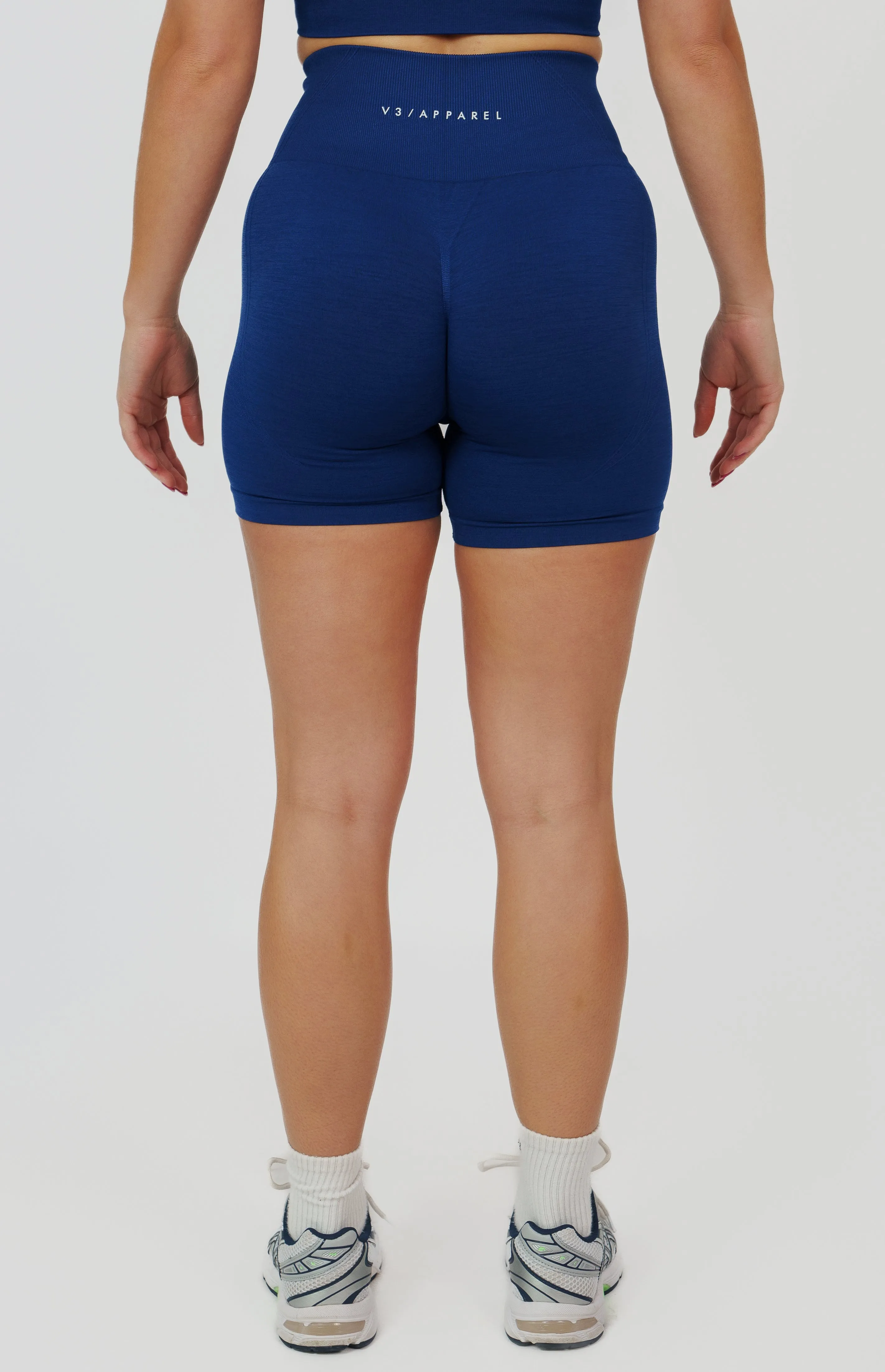 Tempo Seamless Scrunch Shorts - Midnight Blue