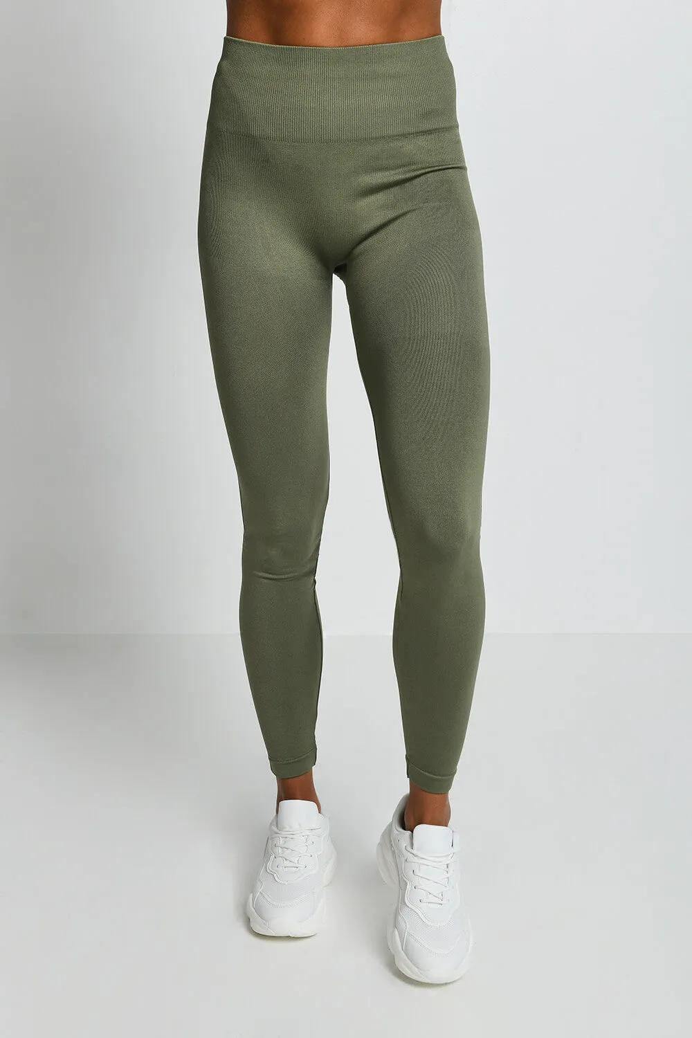 Ultimate High Waisted Seamless Leggings - Sage Green