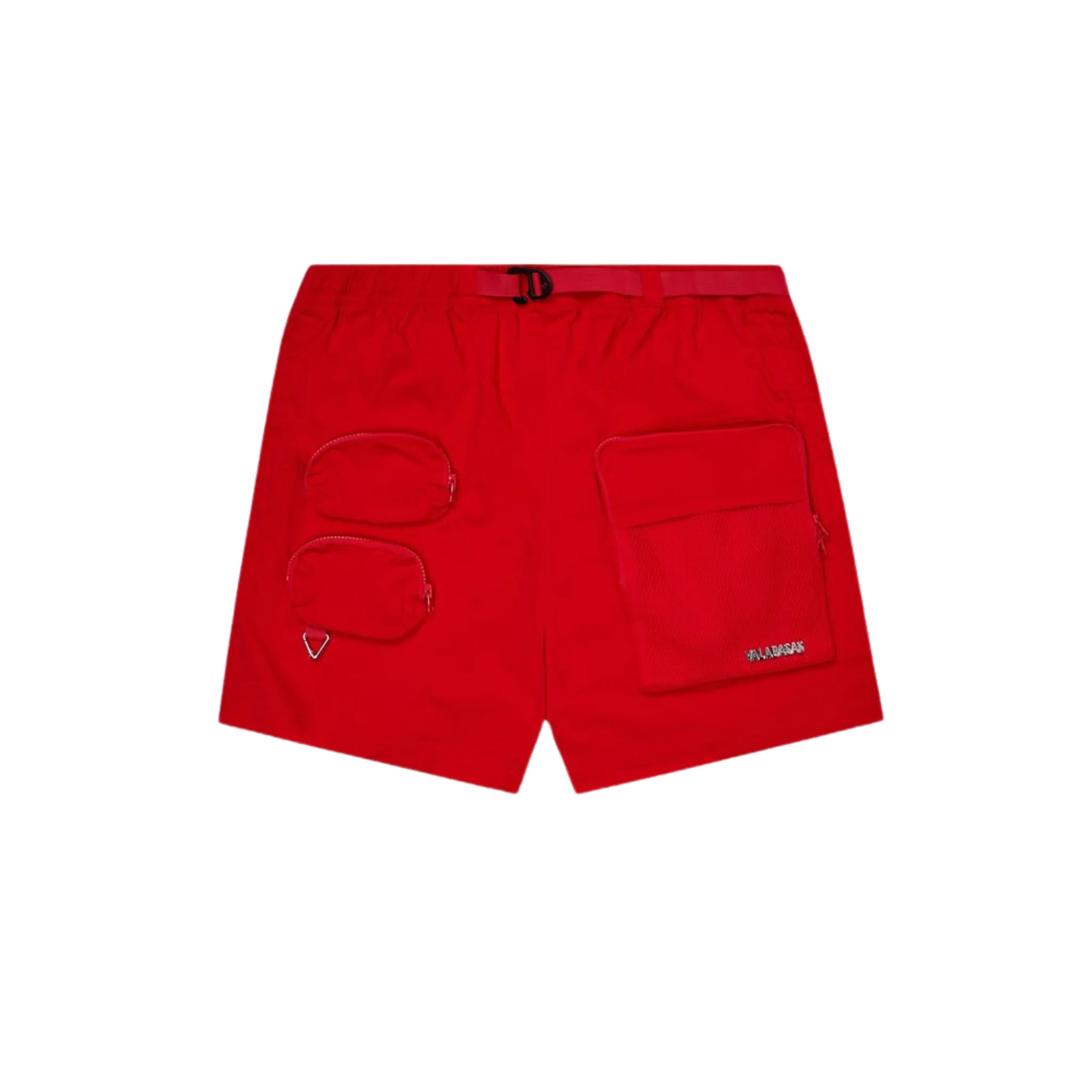 Valabasas Cargo Compact Nylon Shorts (Red)