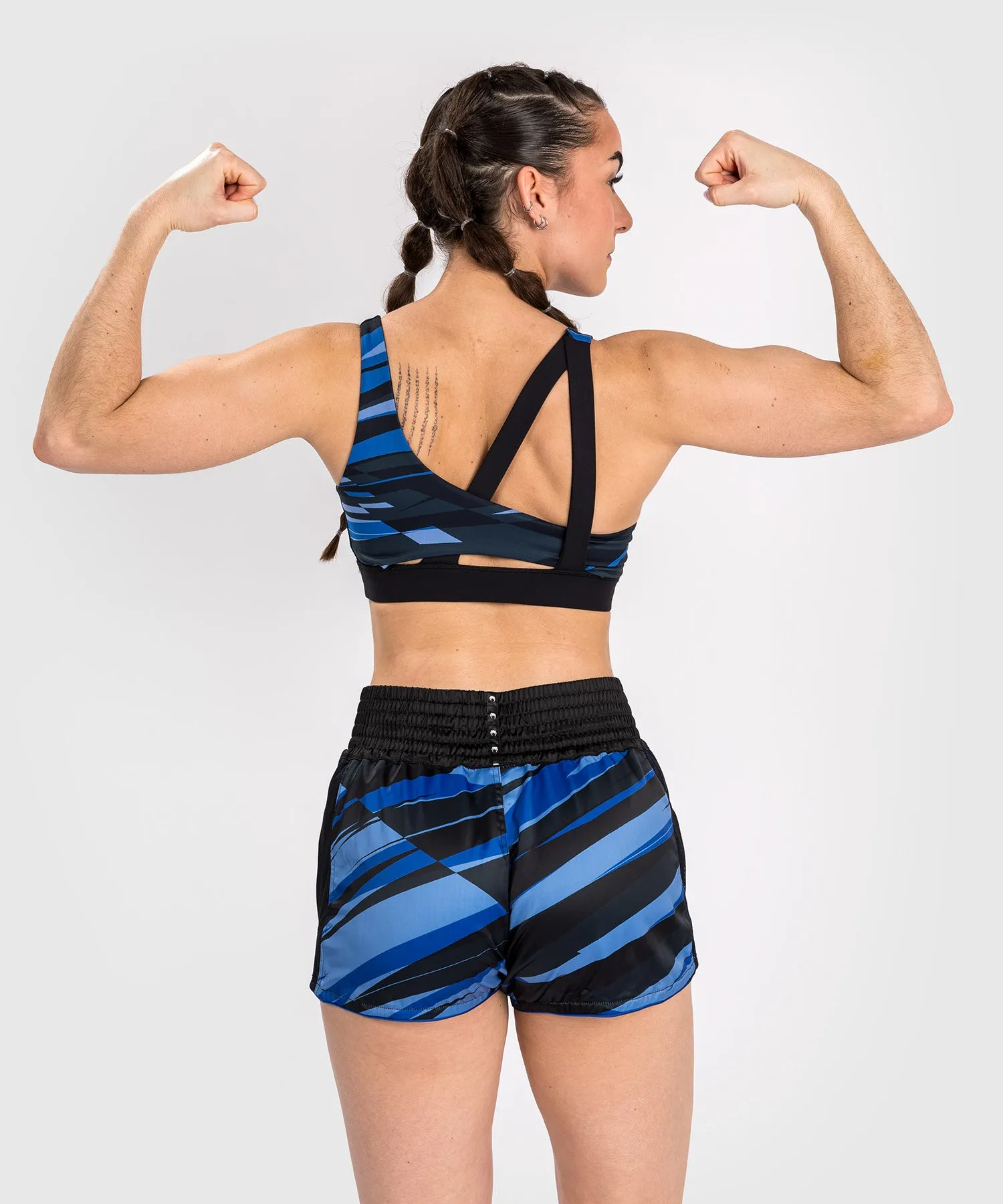 Venum Abyss Women’s Muay Thai Shorts - Shadow Blue