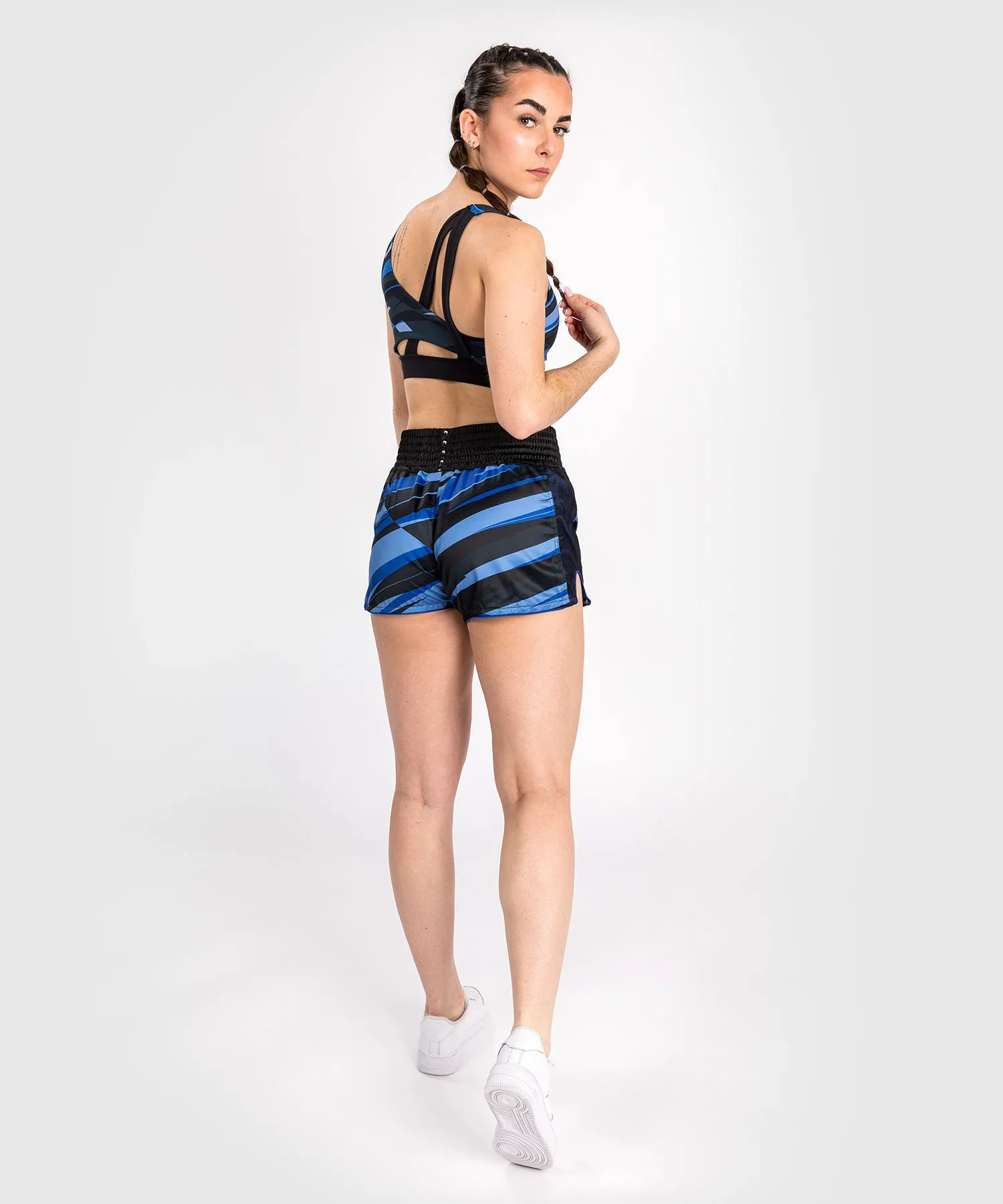 Venum Abyss Women’s Muay Thai Shorts - Shadow Blue