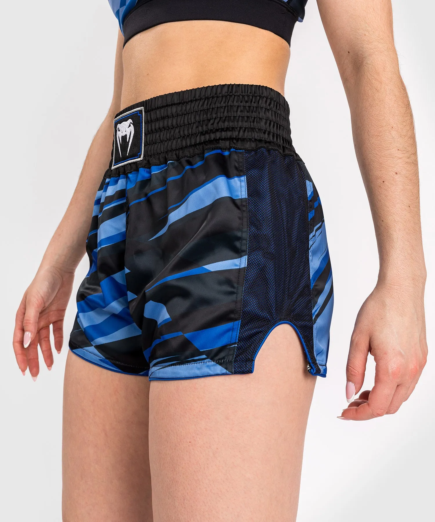 Venum Abyss Women’s Muay Thai Shorts - Shadow Blue