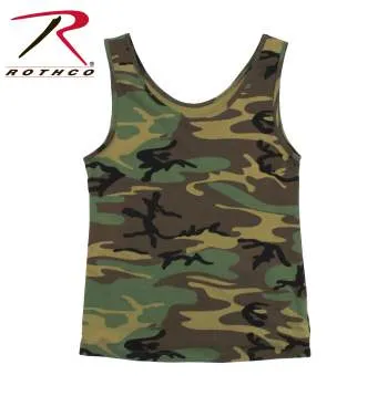 Womens Camo Stretch Tank Top