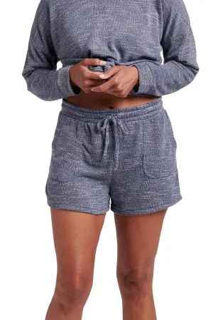 Women's Knit Terry Drawstring Shorts with Pockets