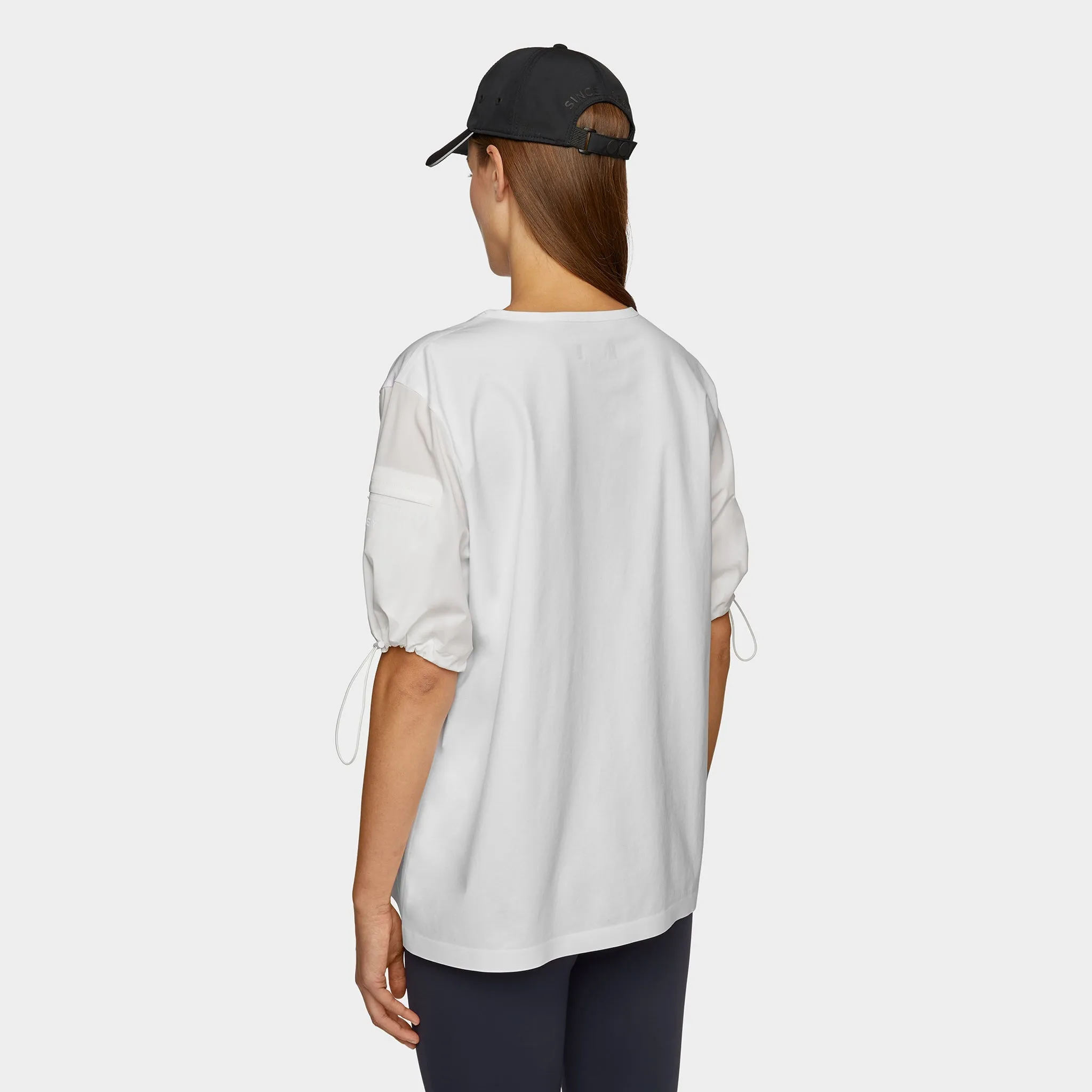 Woven Sleeve Tee