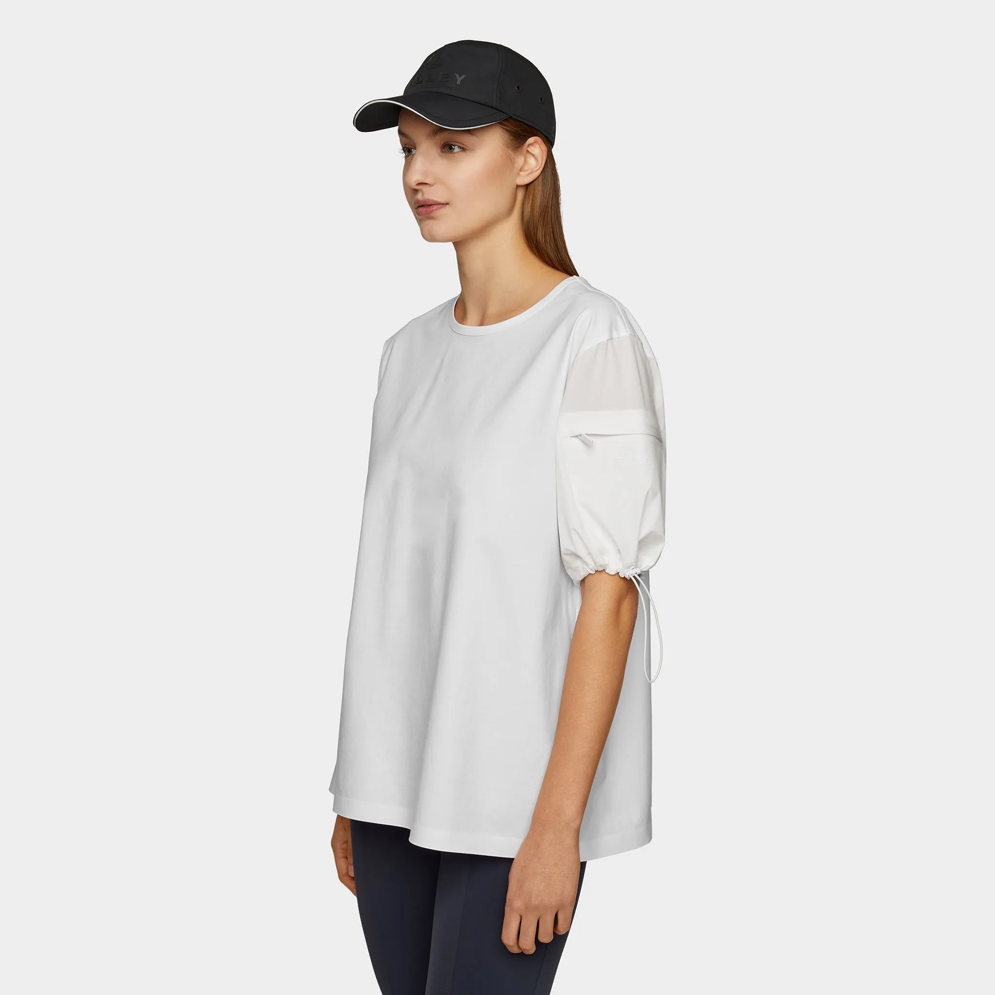 Woven Sleeve Tee