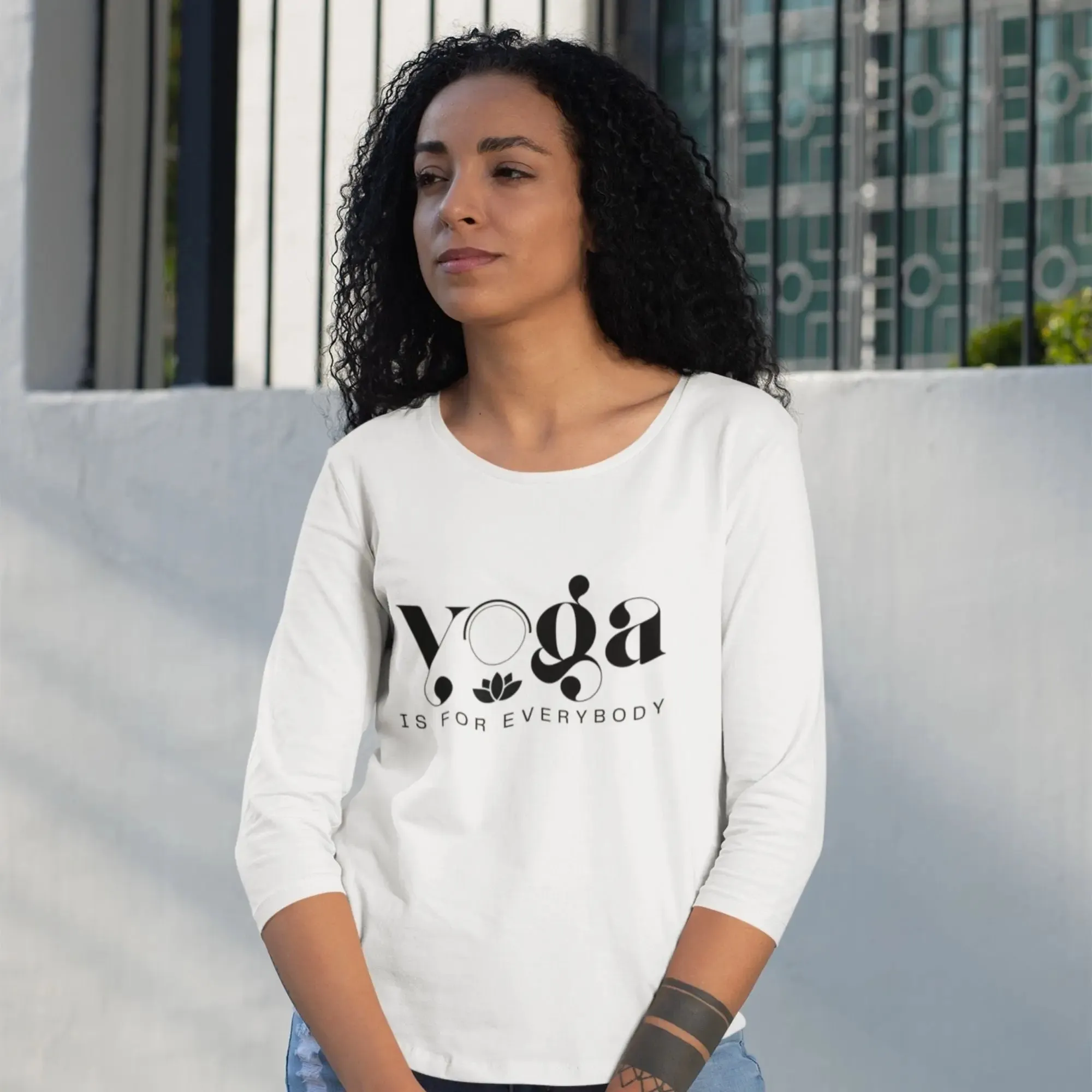 Yoga ir for Everybody Women’s 3/4th Sleeve T-Shirt