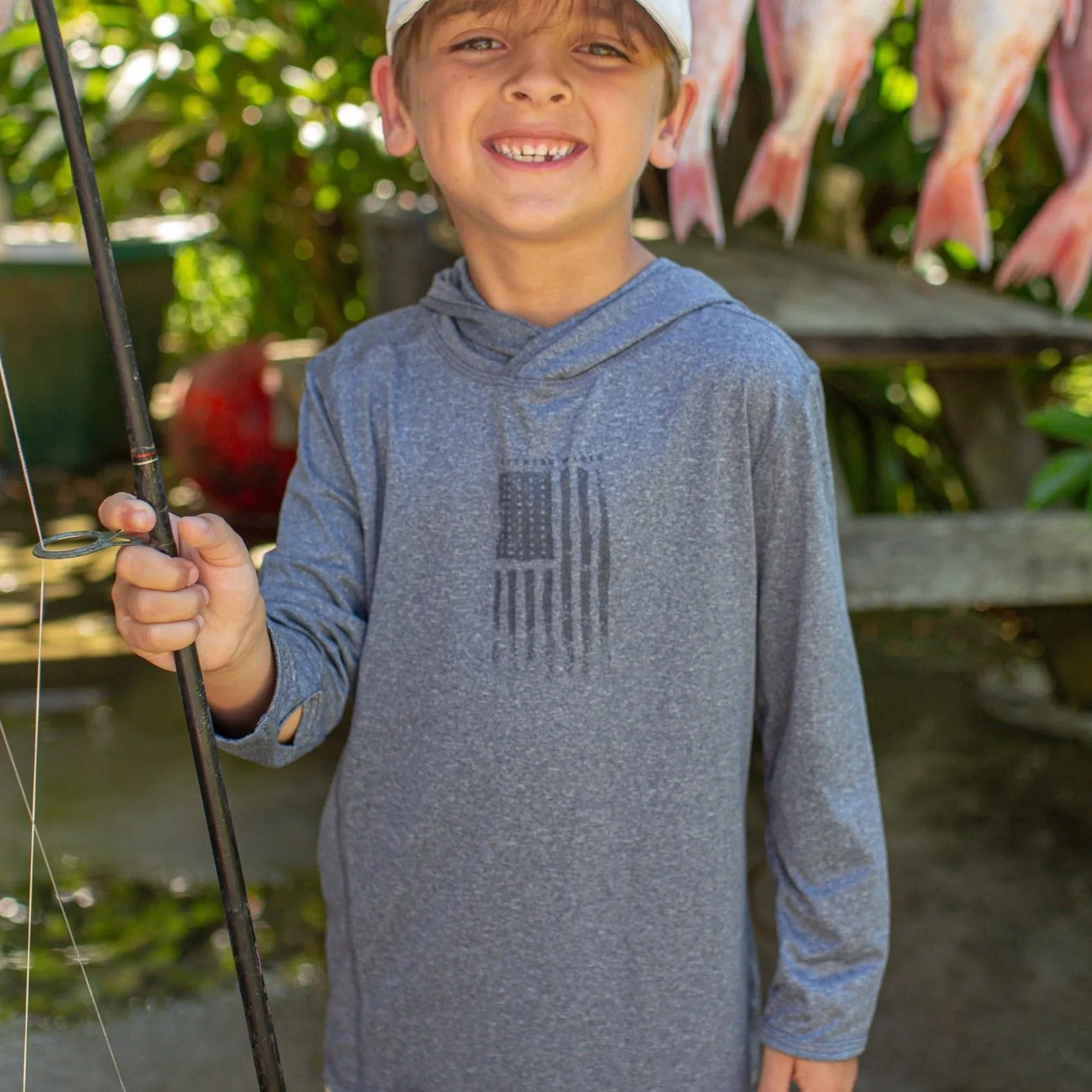 Youth FieldTec™ Featherlight Performance Hoodie - American Waters